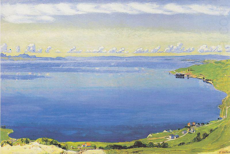 Ferdinand Hodler Genfersee von Chexbres aus china oil painting image